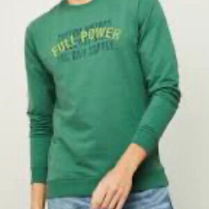 FORCA Men’s Printed Crew Neck Sweatshirt, XL